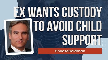 Ex Only Wants Custody To Avoid Paying Child Support - ChooseGoldman.com