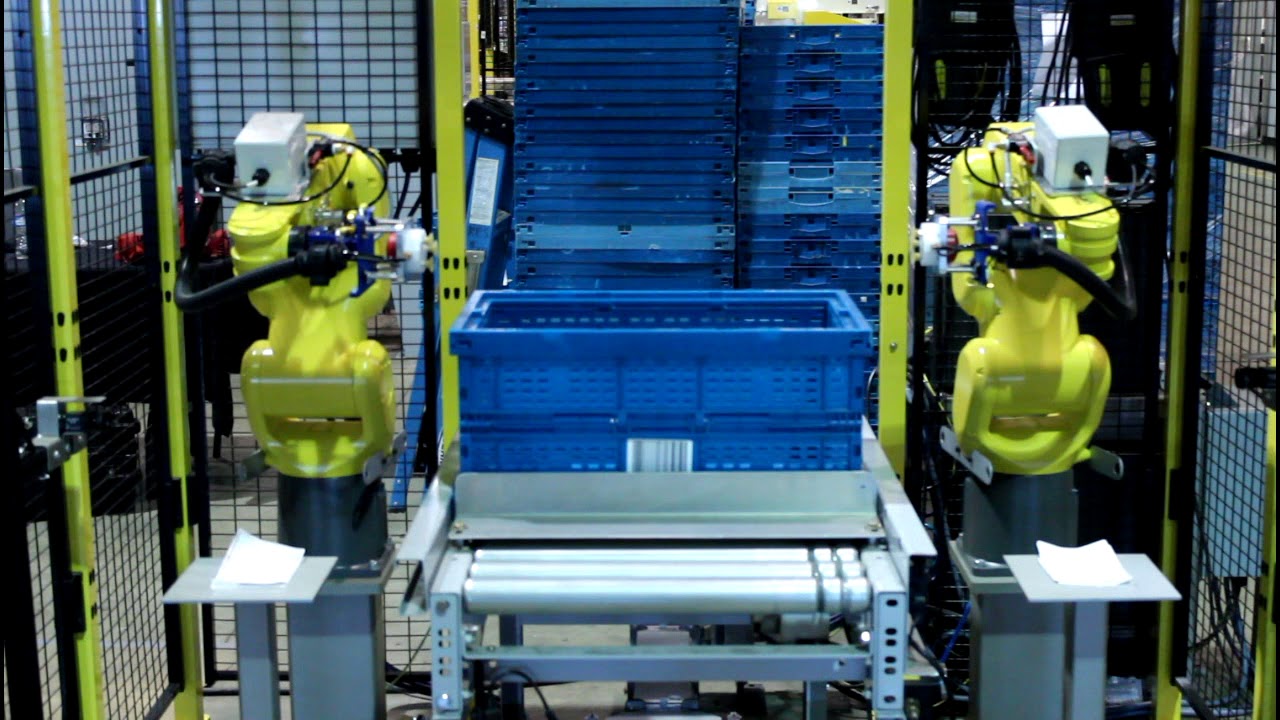 High Speed Robotic Label Remover - YouTube