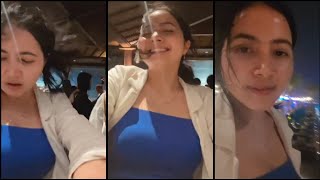 Bulan Sutena Live Kehujanan, tetep cantik