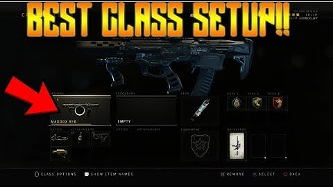 MADDOX RFB BEST CLASS SETUP! BECOME A BEAST!