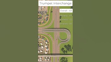 Cities: Skylines vanilla trumpet interchange #citiesskylines #timelapse