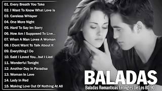 Top 100 Baladas Románticas en Inglés 80s 90s - Clásicos Inolvidables