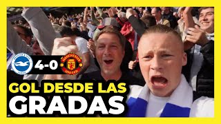 Gol de Moisés Caicedo Gritado desde las gradas, Brighton 4 Manchester United 0