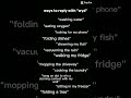 Ways to reply with wyd #memes