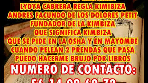 ANDRES PETIT - BODAS EN PALO MAYOMBE -LYDIA CABERA...