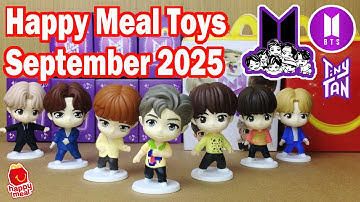 McDo September 2025 Happy Meal BTS TinyTAN Throwback Edition Unboxing