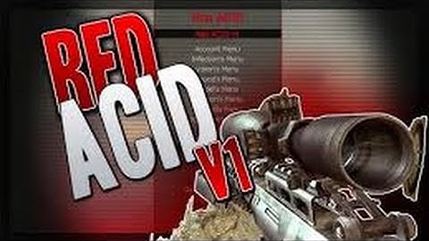 MW2 Red Acid V1 MOD MENU + DOWNLOAD! (BLUS/BLES) BEST OFW MOD MENU