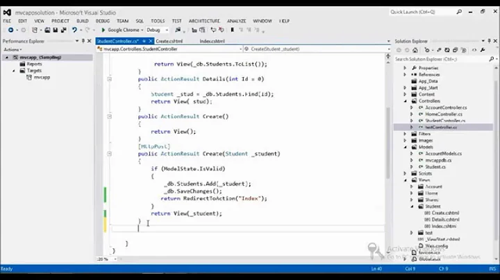 Edit Records in database using Asp net Mvc Part1