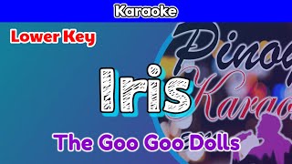 Video thumbnail of "Iris by The Goo Goo Dolls (Karaoke : Lower Key)"