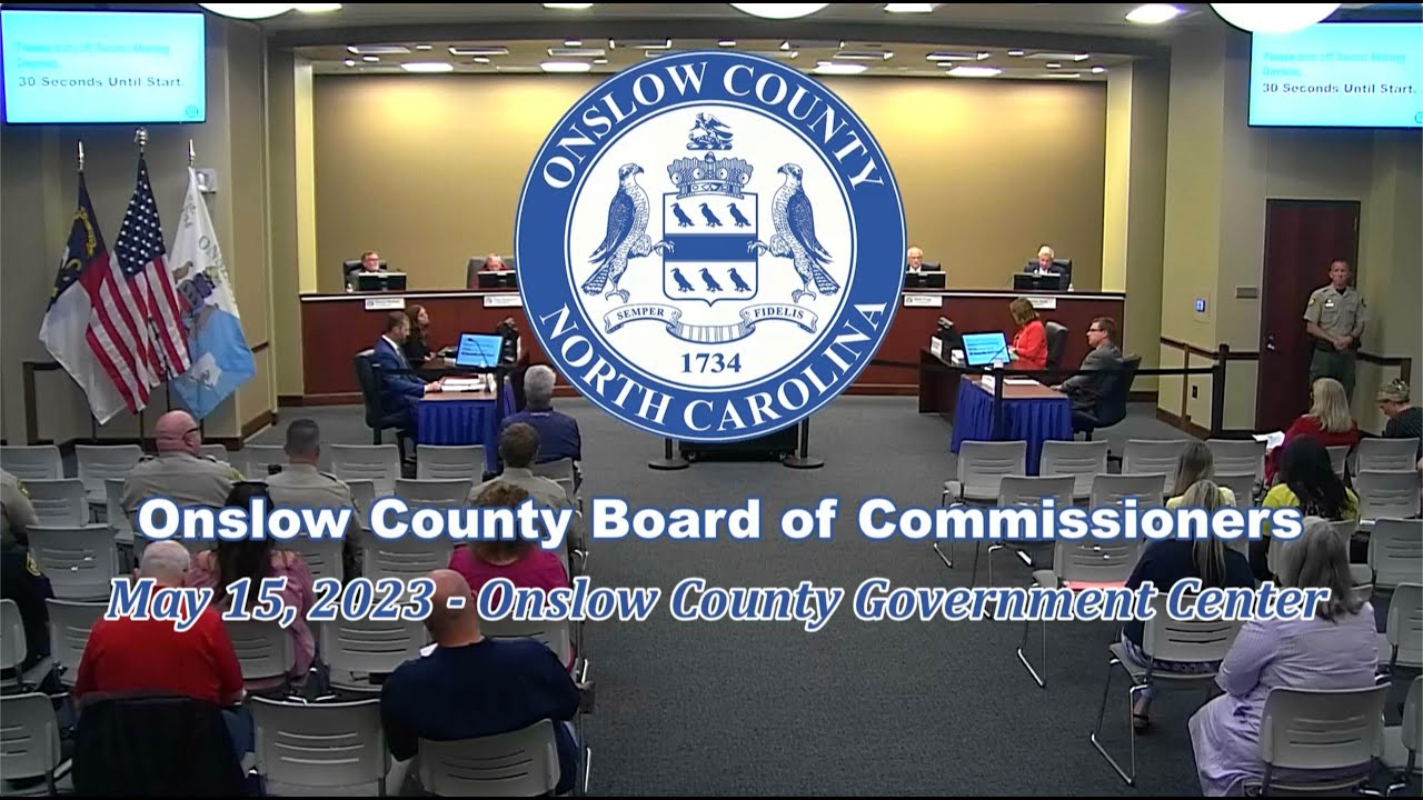 Onslow County Board of Commissioners' Meeting YouTube