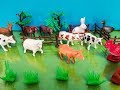 animals farm toys for kids لعبة حيوانات المزرعة الحقيقية اجمل العاب بنات و اولاد