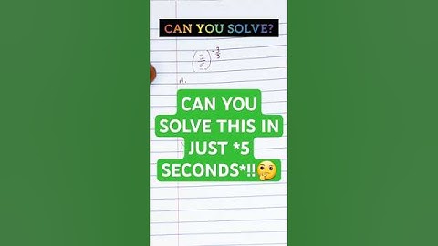 Can you solve? #howtosolve #canyousolve #mathsproblems #maths #mathstest #shortsfeed #shorts