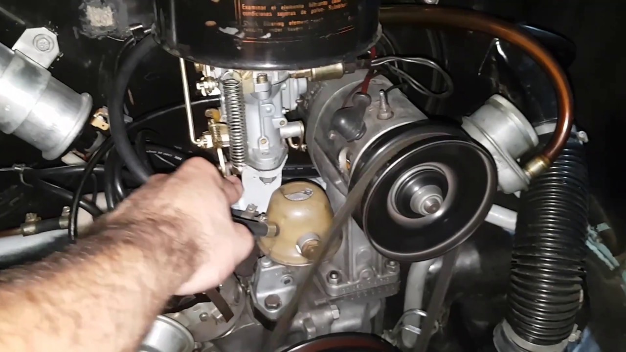 Falha na aceleração rápida do fusca.