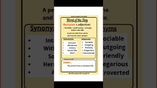 Word of the day --2 । Synonyms &amp; Antonyms । English Vocabulary