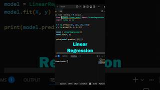 Linear Regression #ml  #coding #ai #programming #python #code #machinelearning