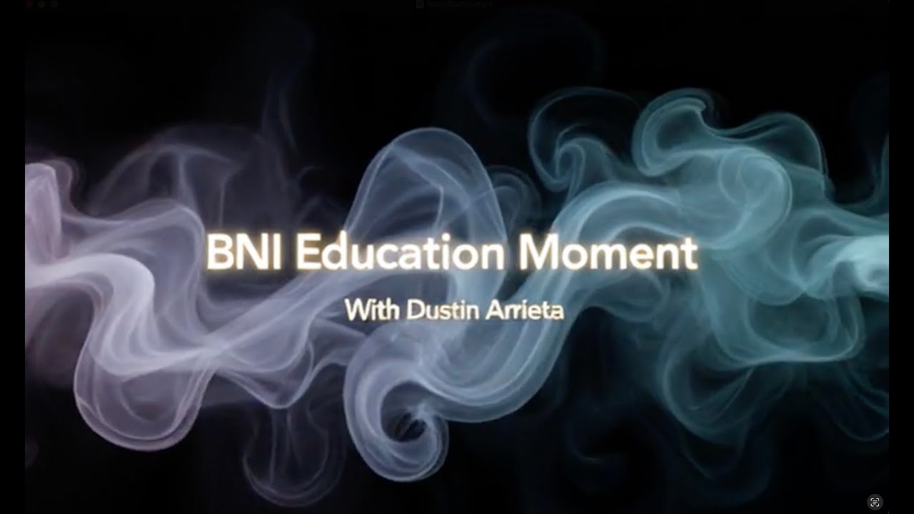 BNI Education Moment | New Year, New Why