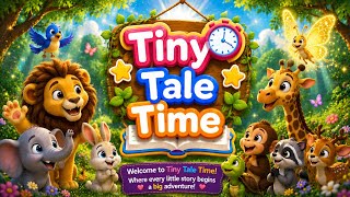 🦁🌳 Leo the Little Lion and the Magic Seed | Bedtime Story for Kids | Moral Story | Tiny Tale Time