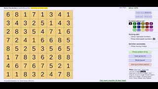 puzzlemix Hitori 1275 screenshot 2