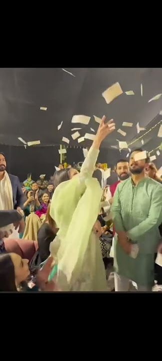 Wedding rajab butt #shorts | Rajab butt flying money #shortsfeed #rajabfamily #money #viralshort