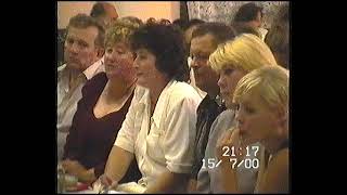 Народні співи на весіллі в Олешнику в далекому 2000 році