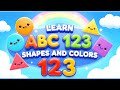 Learn ABC, 123 , Colors And Shapes | Kids Basic Learning For 3 Year Olds | #abc #123 #kids