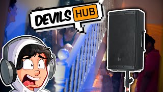 The Hub Was Playing On The Speakers