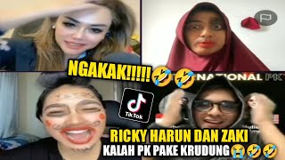 NGAKAK RICKY HARUN DAN ZAKI ZIMAH KALAH PK TIKTOK PAKE HIJAB😭🤣🤣