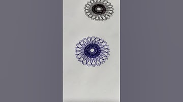 Great Spirograph #spirograph #art #impossible #pattern #noise #skills #shorts #relaxing #asmr