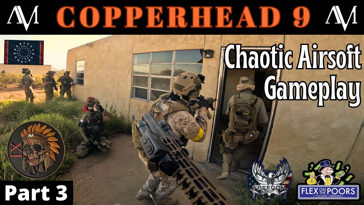 WILD Airsoft Squad Gameplay at AMS Copperhead 9 | 500 Player Game | New Mexico