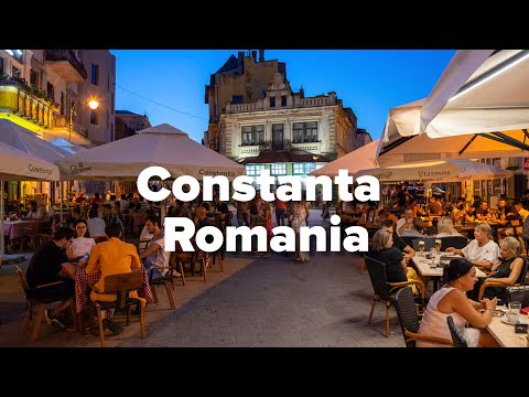 🇷🇴 Constanta, Romania, 4K walking tour 🇷🇴