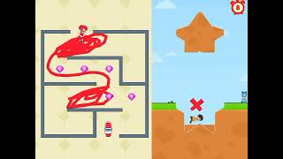 Slice to save VS path to toilet funny game 🚽#games #edit #gaming #puzzle #funny 