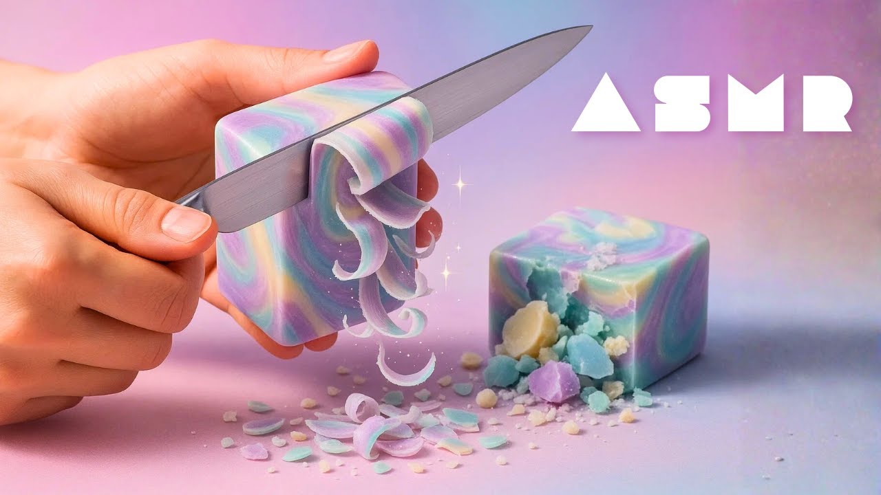 ASMR Soap Crushing & Cutting | Oddly Satisfying