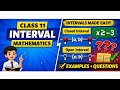 Inequality & Interval – Basic to Advanceअसमानता और अंतराल (Class 9–11 Maths)