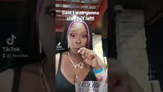 I was outta there! #foxxitee #youtubeinfluencer #baltimoreartist #baltimoreyoutuber #bmoreartist