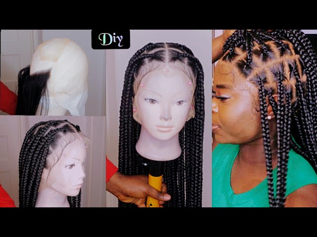 DIY BRAIDED WIG, Full Lace Braided Wig