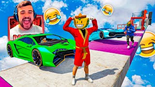 EL CORRE O TE ATROPELLO MAS GRACIOSO DE GTA 5 ONLINE