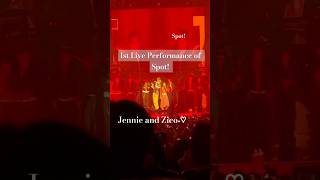 Jennie And Zico Performing Spot  For The First Time jennie zico blackpink spot blink fyp