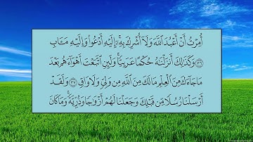 سورة الرعد (الآية 35 ~ الآية 43) - ياسر بن راشد الدوسري