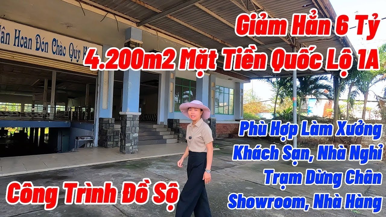 Muốn Bán Gấp Hạ Mạnh 6 Tỷ Để Bán Mặt Tiền Quốc Lộ Có Sẵn Nhà Hàng Nhà Nghỉ | NHÀ ĐẤT ĐỒNG NAI GIÁ RẺ
