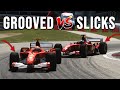 Grooved tyres vs slicks  how much faster could the f2004 have been