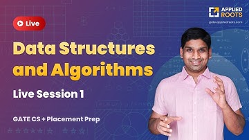 Interactive problem solving session on DS & ALGO PART 1 | GATE CS 2022 | GATE APPLIED COURSE
