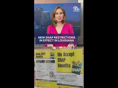 SNAP Restrictions in effect in Louisiana