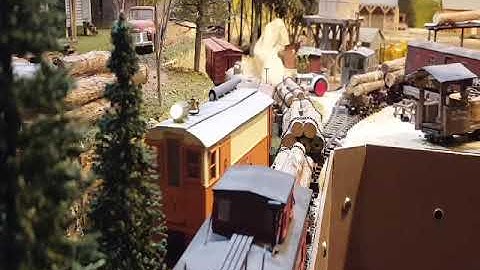 Ry River Railroad ON30 Layout/ Model Railroad, Narrow Gauge