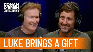 Conan Reads A Personal Note From Luke Wilson | Conan O'Brien Needs A Friend