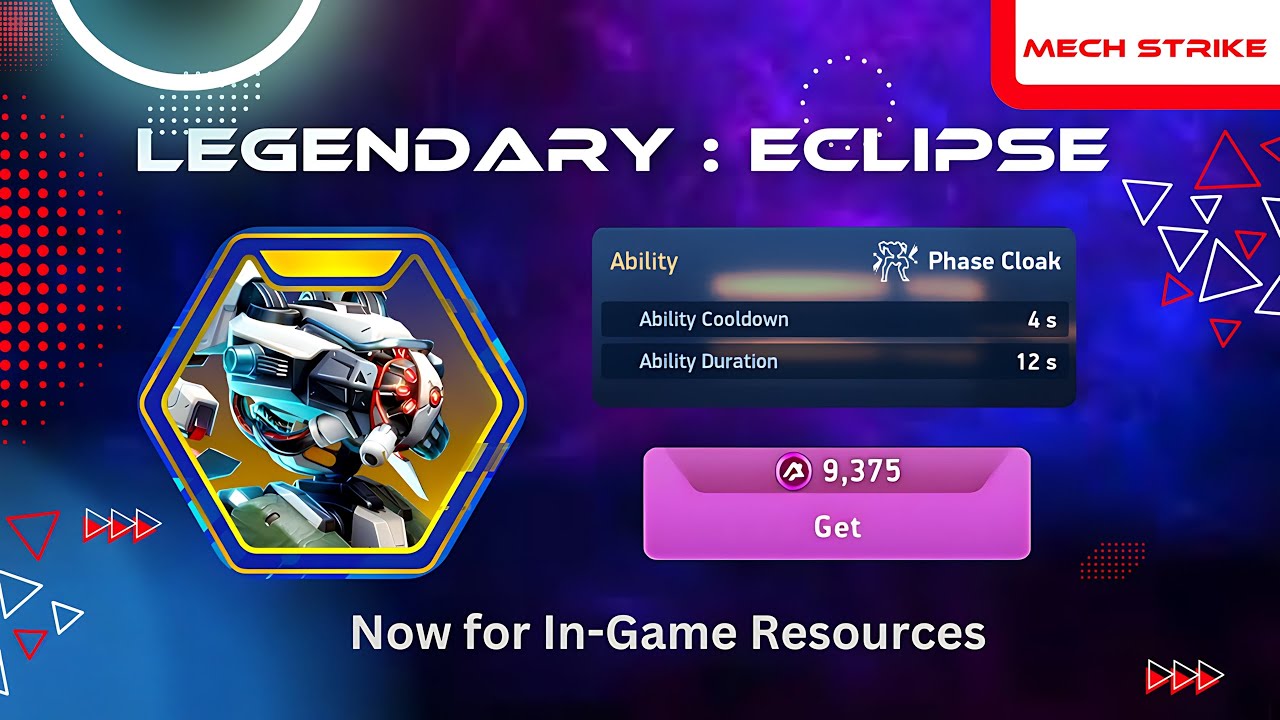 Now Legend Eclipse for A-Coin | Mech Arena 2024