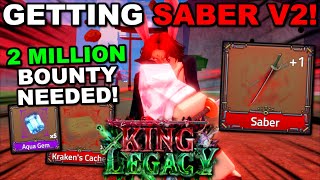 Getting The NEW Rarest Legendary Saber V2 In Roblox King Legacy Update 5... Here's How I Did It! screenshot 4