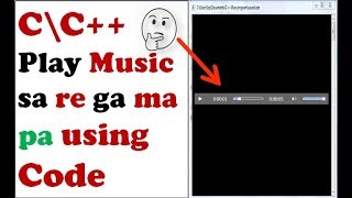 Play song in C/C++ using code