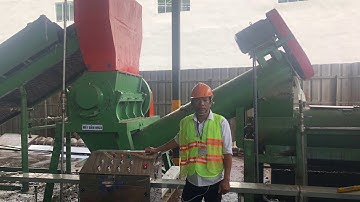 Máy xử lý rác nilon trong nhà máy giấy và tạo hạt nhựa