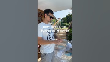 Inflate with air and fill with water #bubble #bubbles #balloon #balloondecoration #balloongarland