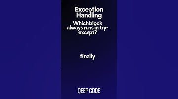 Exception Handling #python #coding #exceptions #errorhandling #tryexcept #pythonforbeginners